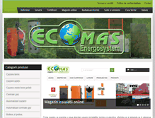 Tablet Screenshot of ecomas.ro